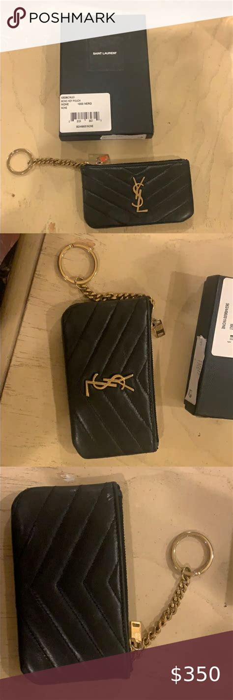 ysl mens keychain|ysl keychain wallet.